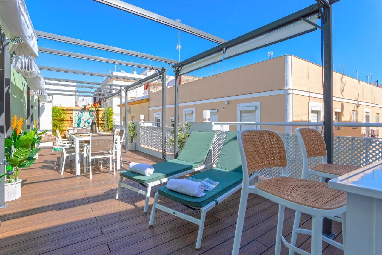 Genteel Home Mercado Central Terrace Cádiz Eksteriør bilde